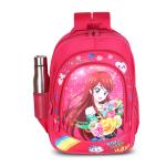 JK Bags Stylish and Trendy Printed School Bag 30L For girls & boys Class 1-5 Backpack (Pink)