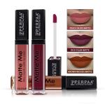 Perpaa Brown Wood, Rich Plum, Beach Nude Lipstick (Pack Of 3)