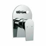 JAQUAR ARIA Series High Flow Concealed Fitting 2 WAY DIVERTER (Chrome), ARI-39079NK | Compulsory Accessory ALD-CHR-079N | Wall Mounted, Knob Selector With Button