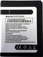 MobCrown Battery For Panasonic P55 Novo, Desp2500Aa 2500Mah