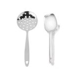 Blue Wonder Stainless Steel Cooking & Serving Small Poni & Small Ladle, (Pack of 2)