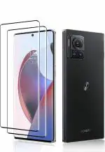 eZell MOTOROLA Edge 30 Ultra FULL TEMPERED Glass Curved (2 Packs)