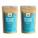 Omay Foods Roasted Potato Flakes (Aloo Laccha), 200g (Pack of 2)