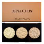 Makeup Revolution Highlighter Palette Rose Lights