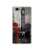 Casotec London Theme Design Printed Silicon Soft TPU Back Case Cover for Lyf Wind 7S