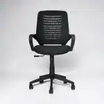 SHILPA CLASSIC Home and Office Revolving Chair | Stylish Fabric Office Chair with Adjustable Arms | Ergonomic Design for Enhanced Comfort | Swivel Seat for Easy Mobility | Perfect for Workspaces, Study, and Gaming