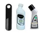 Sheppits Premium Shoe Cleaner (Natural), Liquid Shoe Polish (Natural) & Shoe Horn (Black) Combo | Shoe Care Kit