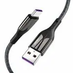 JCBL Accessories Choe-tech USB-A To Type-C 1.2mtr Fast Charging 5A Cable, AC0013 (USB A to Type C)