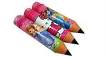 Neel Plastic Multicolor Cartoon Character Print Pencil Shape Pouch For Girls (Pack Of 2)