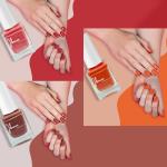 Ibora A Bold You Gel Nail Lacquer|Quick Drying|Glossy High Shine|Long Lasting Nail Polish|Orange|Light Coral|Salmon| Pack Of 3| 11 ml