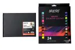 Brustro Multicolor Artist Gouache Colour Set Of 24 Colours X 12ml Tubes With Watercolour Journal