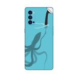 GADGETSWRAP Printed Vinyl Skin Sticker for Oppo Reno 4 - squid loch ness monster