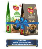 Eatriite Chatpata Pudina Cashew & Masala Cashew Combo 400g (200g x 2)