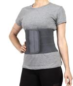 Misr Zone Grey Abdominal Belt After Delivery Tummy Reduction Trimmer Belly Slimming Binder - 36 - 32 Cm