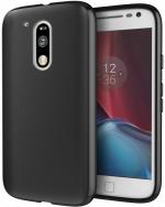 A ACCESSORIES KART Motorola G3 Black Silicon Superior Grip Back Cover