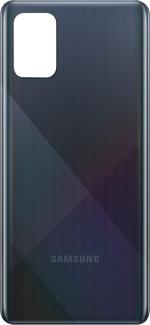 PURPLESAVVY Prism Crush Black Fiber Back Panel For Samsung Galaxy A71