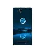 Casotec Moon At Night Design 3D Printed Hard Back Case Cover for Sony Xperia C3 Dual