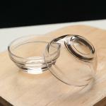 ECOVISTA Mini Meal Prep Bowls Small Glass Bowls Glass Bowl Clear Serving Bowls Clear Bowls Ingredient Bowls for Prep for Kitchen Dessert Nut Dips and Candy Dishes Soy Sauce Dipping Bowls Side Dishes for Snack Sushi Fruit Appetizer Dessert (Pack of 12)