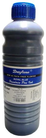 Daytone Royal Blue Fountain Pen Ink 500 Ml. Pack of 2
