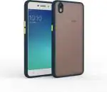 INDIACASE Oppo A37 Blue Translucent, Shockproof, Hard Back Cover