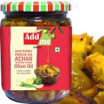 Mango Lemon Chilli Mixed Pickle 500g Aam nimbu mirchi Achar in Olive Oil 500gm, Homemade Mix Pickles 500 gm Glass Pack