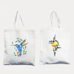 Ohobag.com Women Beige Tote (Pack of: 2)