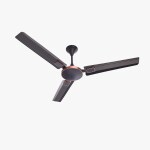 Unicorn Delta Ceiling fan 1200 mm/48 inch High Speed Ceiling fan |Noiseless & Anti Dust | For Living Room , Drawing Room , Rust-Proof Blades, 2 Year Warranty | SMOKE BROWN | Pack of 1
