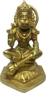 UAPAN Golden Color Hanuman Baba Idol 10 cm