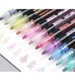 PMW - Outline Marker Pens - Double Line Coloring and Sketching Pens - Best Birthday Gift for Kids - Pack Of 12