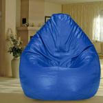 SHIRA 24 Tear Drop Bean Bag Cover (Without Beans)(Royal_Blue)(XXXL)