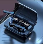 FIREUP M19 TWS Bluetooth 5.1 Wireless In Ear Earbuds With 280H Playtime Touch Waterproof LED Digital Display Bluetooth Headset (Black, True Wireless)