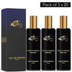 Inlazer, black ,STRICTLY FEMININE, 60ml,woman parfume,pk 3