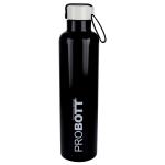 Probott Black Stainless Steel Double Wall Insulated Vacuum Sports Water Bottle 900 ml