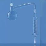 ABGIL Borosilicate Glass Distillation Apparatus With Graham Condenser With I/C Joint & Stopper Flask Capacity 250ml