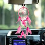 Zyozique Pink Feathers Dream Catchers, Feather Dream Catchers for Room, Wall Decorations,Gifts for Kids