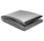 MACRO 400 Micron HDPE Pond Liner Sheet Geomembrane Sheet 2 24ft x 20ft Heavy Duty Small Garden Backyard Waterfall Lilly Ponds Lining Fabric Black