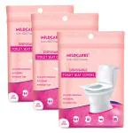 Mildcares Disposable Toilet Seat Covers| No Direct Contact with Unhygienic & Dirty Toilet Seats| Water-Resistant & Hygienic (Pack of 4)