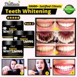 Phillauri Activated Charcoal Powder For Teeth Whitening Powder Teeth Whitening Kit, 50 G (Pack Of 3)