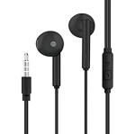 Ali Creation 3.5mm Jack Black Earphones For Apple, IPhone 4,4S,5, 5S, 6, 6S, IPad