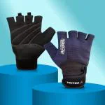 Vector X Rebel Unisex Gym Gloves for Traning and Workout, XL (Navy)