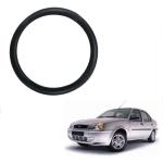 Enexoya Black Premium Leather Stichable Steering Cover for Ford Ikon