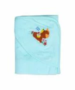 Mee Mee Baby Bath Towel - 100% Cotton, Quick Dry, Ultra Soft Baby Washcloth | Suitable for Newborns, Infants & Toddlers | Gentle on Sensitive Skin | Light Green