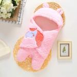 OyoBaby Hooded Unicorn Baby Blanket and Sleeping Bag Set for Newborns (0-6 Months) Pink