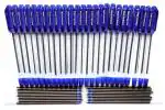 Swarnalekha Blue Plastic Extra Fine Ballpoint Pen 45 pc.
