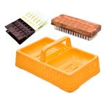Stri Plastic Unbreakable Multi Soap Holding Case With 12 Clips and 1 Brush (Yellow)