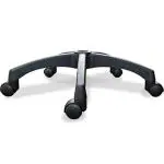 MRC EXECUTIVE CHAIRS ALWAYS INSPIRING MORE Revolving Office Chair Parts Star PVC Heavy Duty Base for Office Chair with Nylon Caster Black Wheel with Shining Matt Finish Chair Base