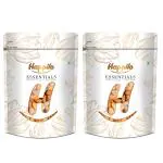 Happilo Essentials Californian Popular Almond 1kg (Pack of 2), Naturally Gluten Free, Unsalted, Low Carb and Healthy Snack, No Preservatives