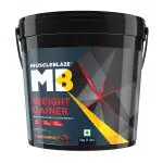 MuscleBlaze Weight Gainer with Added Digezyme (Chocolate, 5 kg / 11 lb, 50 Servings)