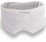 TOWINO Eye Mask Belt for Sleep Eye Mask Super Smooth And Fully Adjustable To All Size Heads - Super Soft & Comfortable for Women and Men, Blindfold for Travelling, Night Sleeping,Nap Suitable for All Family Members (Grey) Made In India