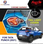 FALCON CAR TAIL LIGHT COVER CHROME FOR TATA PUNCH
